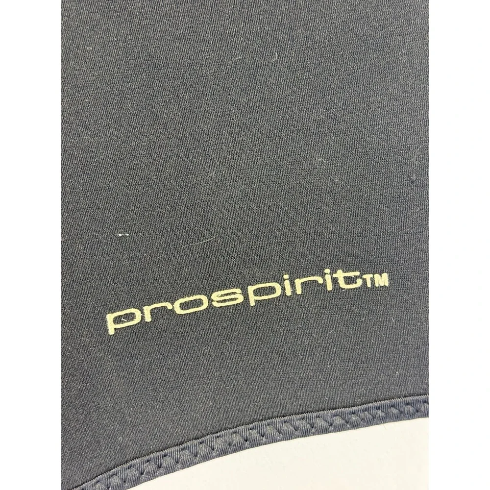Prospirit Neoprene Shorts Unisex M Black Moisture Wicking Quick Dry Side‎ Zip